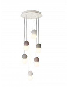 colgante led galaxia 7622 con 6 luces de mantra