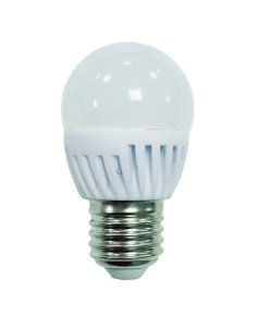 bombilla led e27 esfrica cermica 9w 3000k 62434 alg