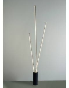 pie de saln negro de led ref: 7348 coleccin vertical de mantra