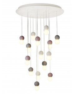 colgante led galaxia 7620 con 15 luces de mantra