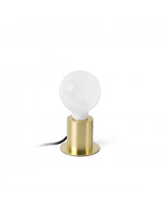 lmpara sobremesa e27 oro satinado ten 62157 de faro