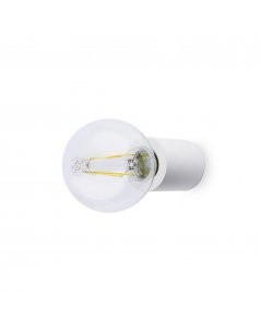 aplique de pared e27 blanco mate ten 62150 de faro