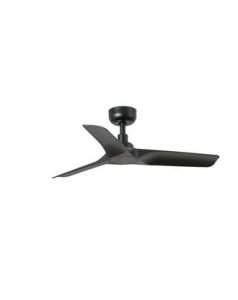 ventilador de techo sin luz hey s 90cm negro 3palas negras 33825 de faro  ventilador de techo sin luz hey s 90cm negro 3palas negras 33825 de faro