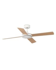 ventilador de techo mallorca dc 132cm. 4 palas blanco/arce de faro 33350dc