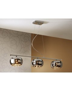 lmpara de techo lineal 3 l. argos 509213 de schuller