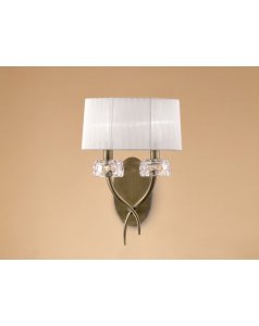 aplique de techo 2 l loewe cuero 4734 de mantra