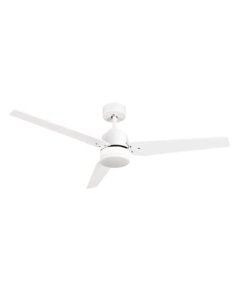 ventilador dc con luz mod. captus 212391368 blanco 3 aspas de fabrilamp