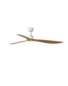 ventilador detecho outwood 150 cm blanco 3 palas roble ip44 de faro 34361  ventilador detecho outwood 150 cm blanco 3 palas roble ip44 de faro 34361