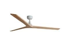 ventilador de techo klim motor dc 34279wp blanco mate  150 cm de faro