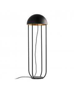 lmpara de pie led jellyfish h.90 cm 24521 negro y oro de faro
