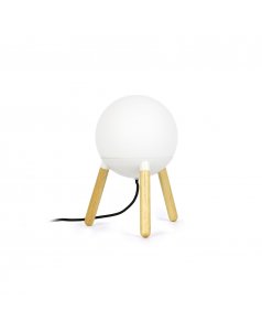 lmpara sobremesa e27 blanca mine 28378 difusor cristal de faro