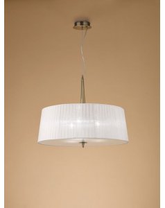 colgante de techo loewe cuero 4739 de mantra