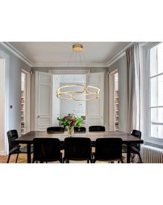 lámpara de techo colette dorado 786716 de schuller  lámpara de techo colette dorado 786716 de schuller