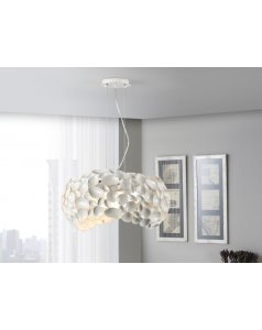 colgante de techo blanco Ø 47 g9 led narisa 266290 de schuller  colgante de techo blanco Ø 47 g9 led narisa 266290 de schuller