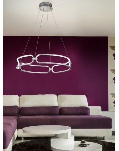 lámpara de techo colette cromado 786831 de schuller  lámpara de techo colette cromado 786831 de schuller