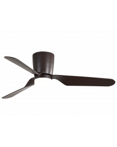 ventilador dc con luz kochi 129191302 marrn de fabrilamp