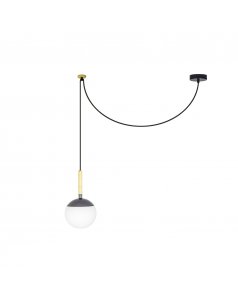 lmpara colgante e27 gris oscuro mine 28210 difusor policarbonato de faro