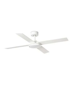 ventilador con luz saint 132cm blanco 4 palas 24w cct 34265  ventilador con luz saint 132cm blanco 4 palas 24w cct 34265