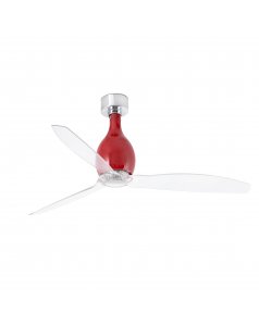 ventilador de techo mini eterfan 32029 con motor dc rojo  128 de faro