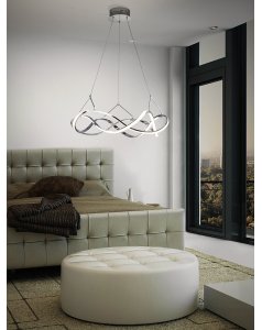 lmpara de techo molly cromo 763824 de schuller