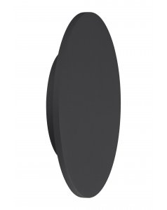 aplique / plafn de techo redondo negro led 30w 38 cm. bora bora c0126 de mantra