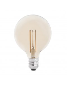 bombilla globo filamento led ámbar e27 4w 2200k 17429 de faro  bombilla globo filamento led ámbar e27 4w 2200k 17429 de faro