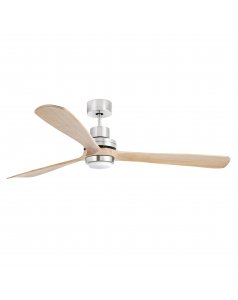 ventilador con luz led lantau-g 33505dc nquel  168 de faro