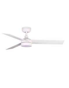 ventilador con luz rudder blanco 106cm 3 palas fresno 18w cct dim 34295-1tw  ventilador con luz rudder blanco 106cm 3 palas fresno 18w cct dim 34295-1tw