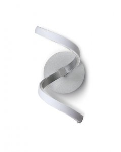 aplique de pared nur plata led luz clida 4985 de mantra