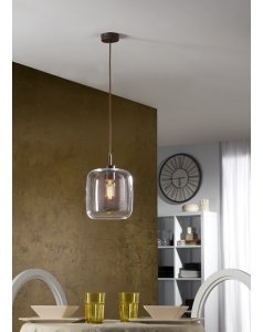 colgante 1 luz de techo fox 653608 de schuller