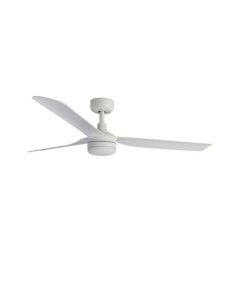 ventilador con luz punto 3 palas blanco Ø 130 cm. led 18w  ventilador con luz punto 3 palas blanco Ø 130 cm. led 18w