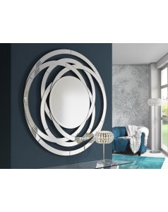 espejo moderno aros redondo 120cm. - 385314 schuller