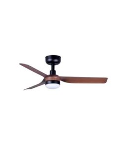 ventilador con luz mini punt 90 cm. negro 3 palas nogal 10wcct 33823-1tw de faro  ventilador con luz mini punt 90 cm. negro 3 palas nogal 10wcct 33823-1tw de faro
