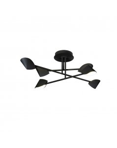 semiplafn mediano led capuccina 7581 de mantra