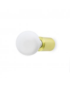aplique de pared e27 oro satinado ten 62153 de faro