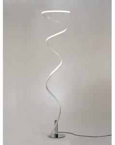 pie de saln 185 cm helix blanco cromo 6102 dimmable de mantra