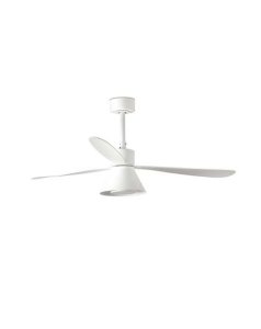 ventilador con luz amelia 132 cm. blanco 3p cono 20w cct dim 33760-22 de faro.  ventilador con luz amelia 132 cm. blanco 3p cono 20w cct dim 33760-22 de faro.