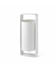 lmpara sobremesa grande blanco e27 h.40 cm. lula 28383 de faro