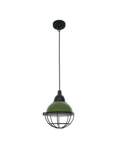 colgante claire verde 62803 de faro