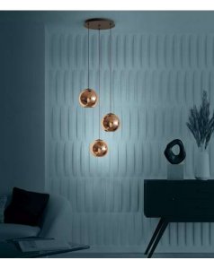 colgante de techo 3 luces mod. cordoba 390094 de eglo