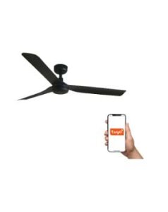 ventilador sin luz punto 3 palas negro Ø 130 cm..  ventilador sin luz punto 3 palas negro Ø 130 cm..